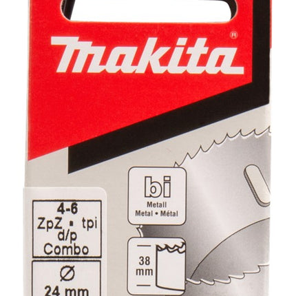 Afbeelding Makita gatzaag 24mm bi-metaal wit P-34964