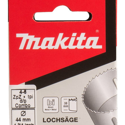 Afbeelding Makita gatzaag 44mm bi-metaal wit P-35019