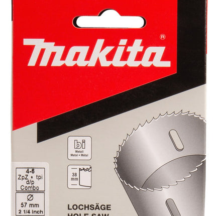 Afbeelding Makita gatzaag 57mm bi-metaal wit P-35031