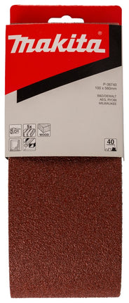 Afbeelding Makita schuurband k40 100x560 red P-36740