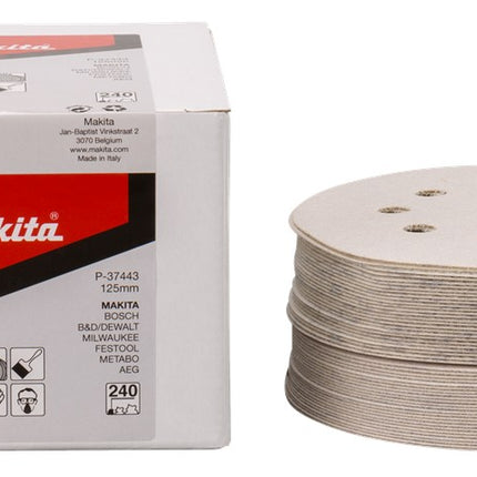 Afbeelding Makita schuurschijf k240 125 w.v. 50 P-37443