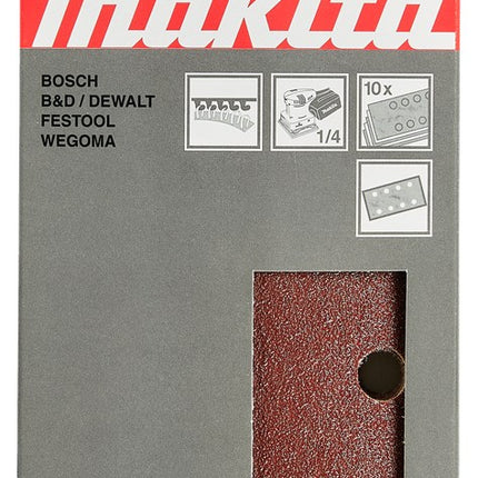 Afbeelding Makita schuurvel k80 80x166 red v. P-42313