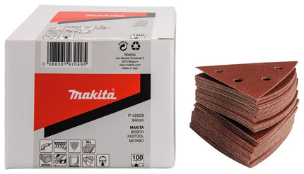 Afbeelding Makita schuurvel 3-k k100 red v. 50 P-42628