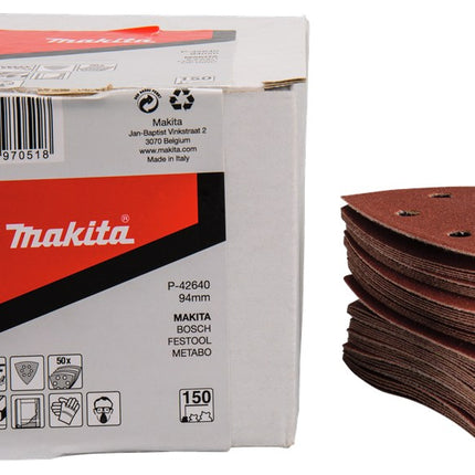 Afbeelding Makita schuurvel 3-k k150 red v. 50 P-42640
