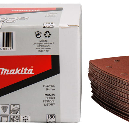 Afbeelding Makita schuurvel 3-k k180 red v. 50 P-42656