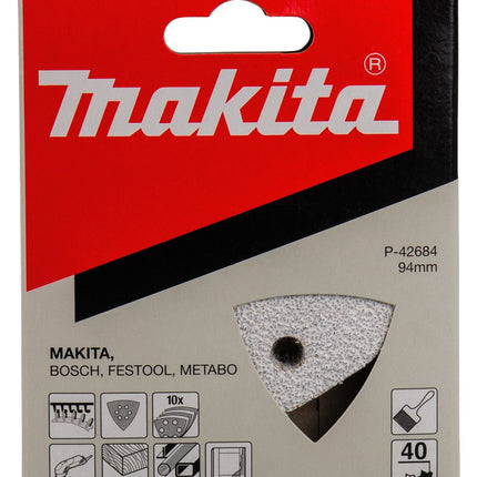 Afbeelding Makita schuurvel 3-k k40 white v. P-42684