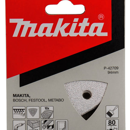 Afbeelding Makita schuurvel 3-k k80 white v. P-42709