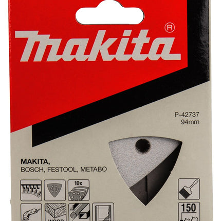Afbeelding Makita schuurvel 3-k k150 white v. P-42737