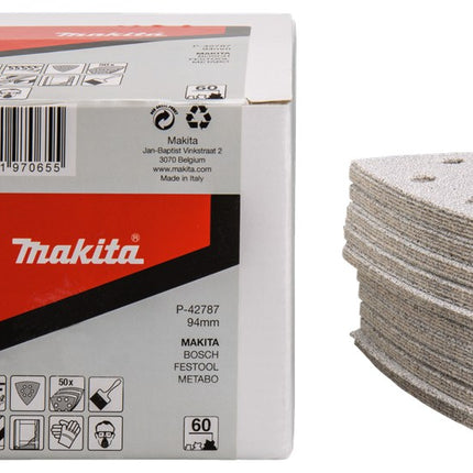 Afbeelding Makita schuurvel 3-k k60 white v. 50 P-42787