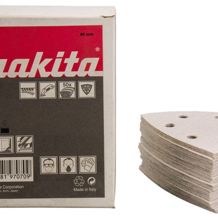 Afbeelding Makita schuurvel 3-k k180 white v. 50 P-42830