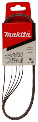 Afbeelding Makita schuurband k60 6x533 red P-43197