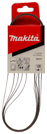 Afbeelding Makita schuurband k120 6x533 red P-43228