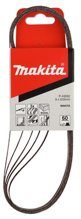 Afbeelding Makita schuurband k60 9x533 red P-43262