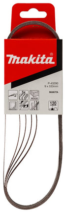 Afbeelding Makita schuurband k120 9x533 red P-43290