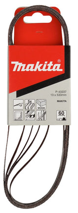Afbeelding Makita schuurband k60 13x533 red P-43337