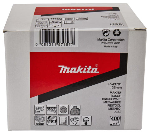 Afbeelding Makita schuurvel 125mm k400 P-43701