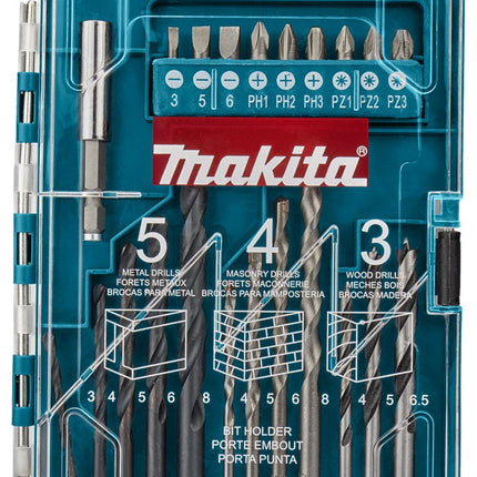 Afbeelding Makita boren/schroefbit set 22-delig P-44002