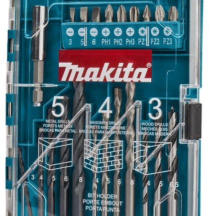 Afbeelding Makita boren/schroefbit set 22-delig P-44002