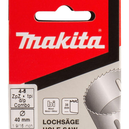 Afbeelding Makita gatzaag 40mm bi-metaal wit P-52548
