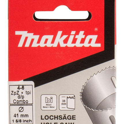 Afbeelding Makita gatzaag 41mm bi-metaal wit P-52554