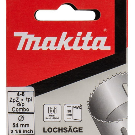 Afbeelding Makita gatzaag 54mm bi-metaal wit P-52607
