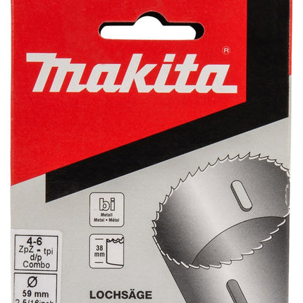 Afbeelding Makita gatzaag 59mm bi-metaal wit P-52613