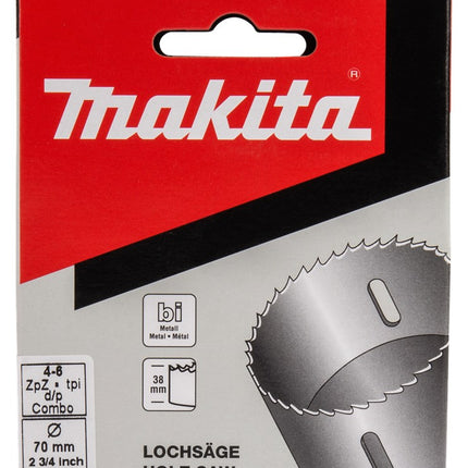 Afbeelding Makita gatzaag 70mm bi-metaal wit P-52663
