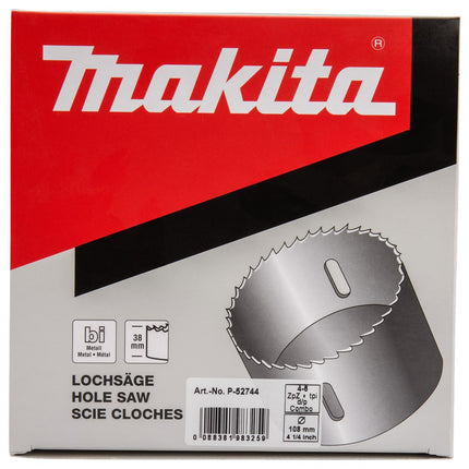 Afbeelding Makita gatzaag 108mm bi-metaal wit P-52744