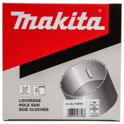 Afbeelding Makita gatzaag 111mm bi-metaal wit P-52750
