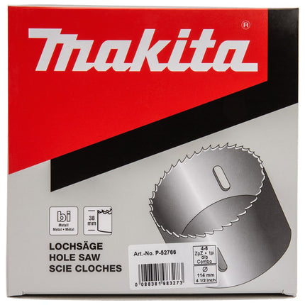 Afbeelding Makita gatzaag 114mm bi-metaal wit P-52766