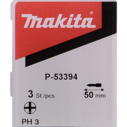Afbeelding Makita schroefbit ph3x50mm 1/4 P-53394
