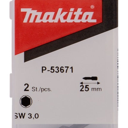 Afbeelding Makita schroefbit ib3,0x25mm P-53671