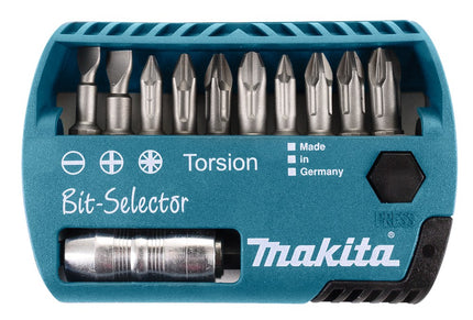 Afbeelding Makita schroefbitset 11-dlg clicfix P-53730