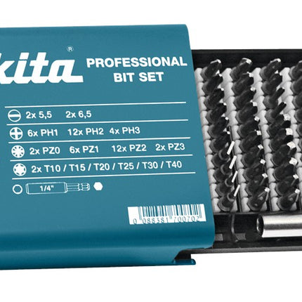 Afbeelding Makita schroefbitset 61-dlg P-70144