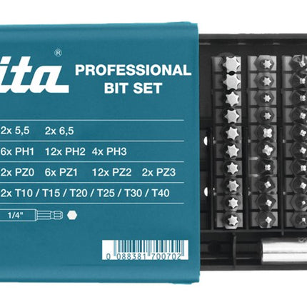Afbeelding Makita schroefbitset 61-dlg P-70144