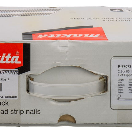 Afbeelding Makita nagel ring 2,9x7,2x65mm thv P-77073