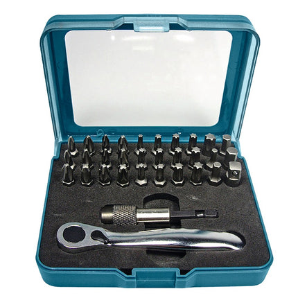 Afbeelding Makita bitset 32-delig met ratel P-79790