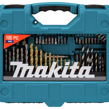 Afbeelding Makita boren/schroefbit set 105-delig P-90364