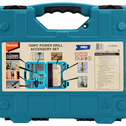 Afbeelding Makita boren/schroefbit set 105-delig P-90364