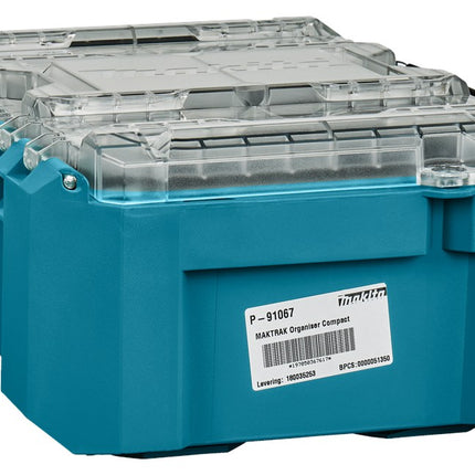 Afbeelding Makita gereedschapkoffer inzetbakjes P-91067