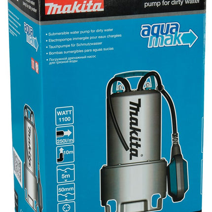 Afbeelding Makita 230 v dompelpomp voor vuil water PF1110