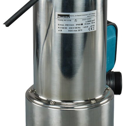 Afbeelding Makita 230 v dompelpomp voor vuil water PF1110