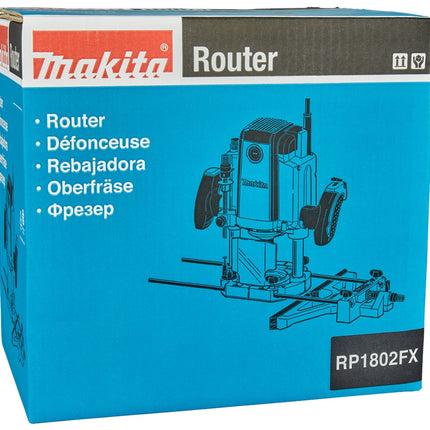 Afbeelding Makita 230 v bovenfrees 12 mm RP1802FX04
