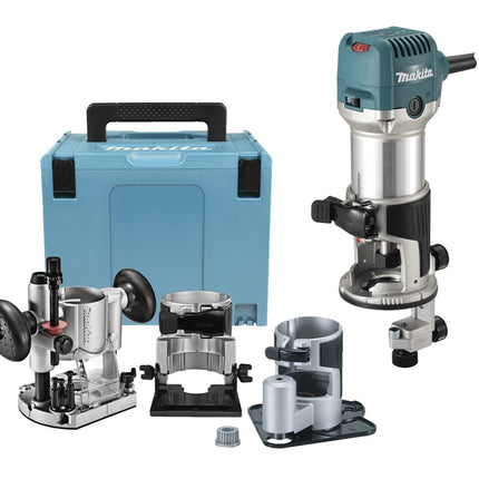 Afbeelding Makita 230 v boven- en kantenfrees RT0702CX3J