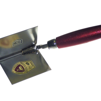 Schwan HOEKTROFFEL 80X60X60MM INW.             RVS INWENDIG RONDE HOEKEN