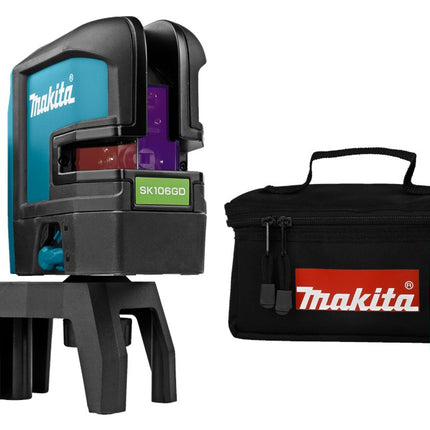 Afbeelding Makita kruislijn / punt laser groen SK106GDZ