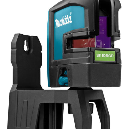 Afbeelding Makita kruislijn / punt laser groen SK106GDZ