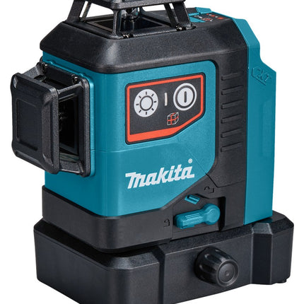 Afbeelding Makita 12 v max multilijn laser rood 3x 360°