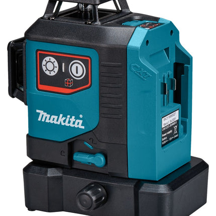 Afbeelding Makita 12 v max multilijn laser rood 3x 360°