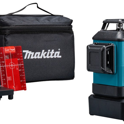 Afbeelding Makita 12 v max multilijn laser rood 3x 360° SK700D